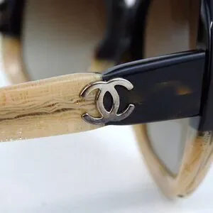 Authentic CHANEL 5176-A COCO Mark 56□16 sunglasses plastic/metal[Used] CHANEL | Accessories | Authentic Chanel 576a Coco Mark 5616  main image 2
